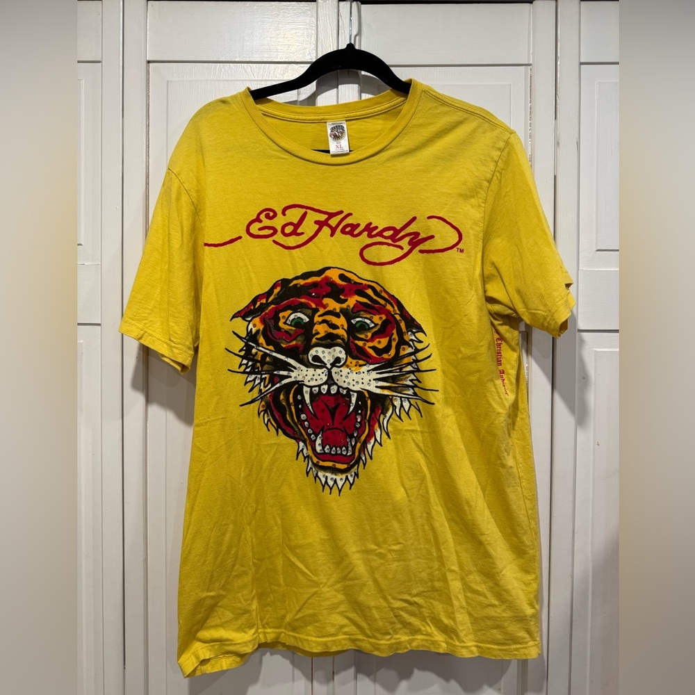 Ed hardy vintage graphic‎ tee size XL